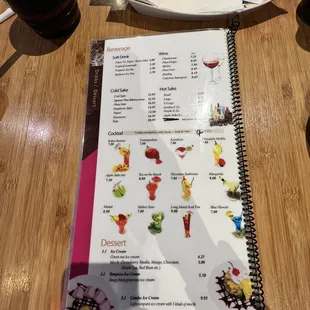 Menu page 4
