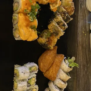 1/7/21 AYCE- volcano, colorado, inar&quot;vone sushi&quot;, bbq roll, avocado, All Amazing!