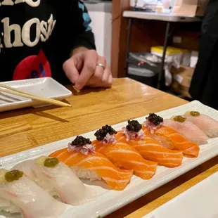 food, sashimi, sushi, sushi and sashimi