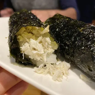 Snow Crab Hand Rolls
