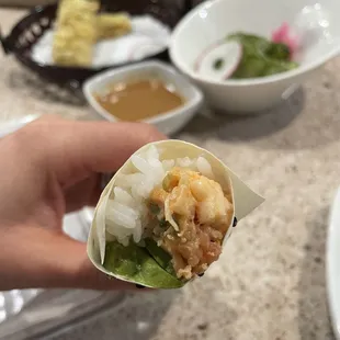 Honey hand roll