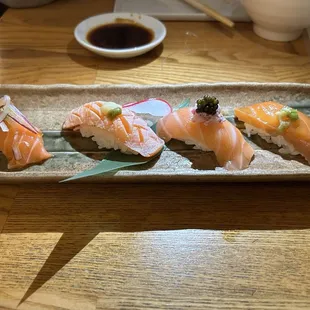 salmon tasting