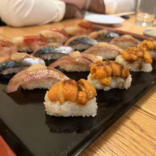 food, sushi and sashimi, sushi, sashimi