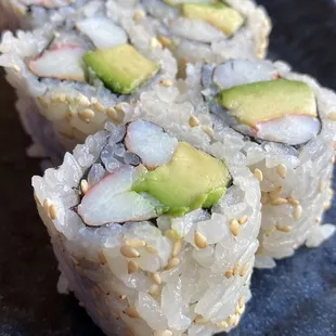 Classic California Roll. The rolls are underrated.