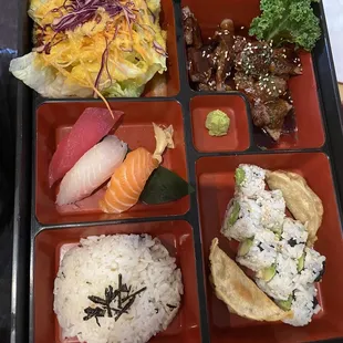 Bento B - Steak Teriyaki