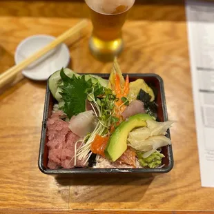 Chirashi lunch