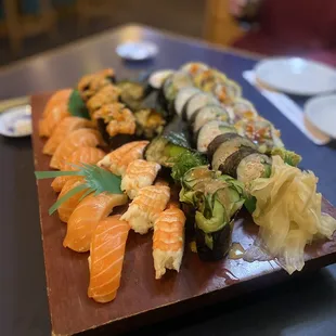 Fresh sushi - salmon was high quality.
