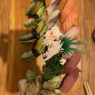Sushi And Sashimi Combination