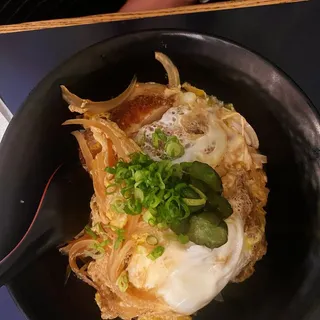 Deep-Fried Chicken Katsudon