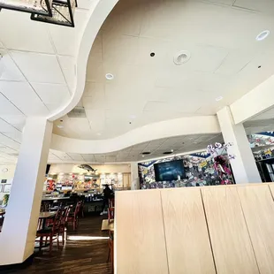 Inside the restaurant