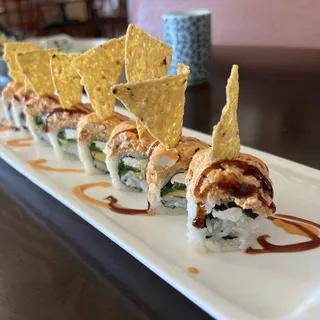 6. Golden Vegan Roll