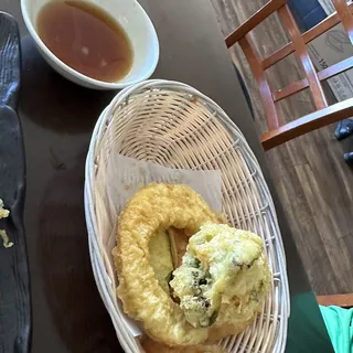 4. Tempura Vegetable appetizer