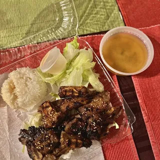 6. BBQ Short Rib dinner bento