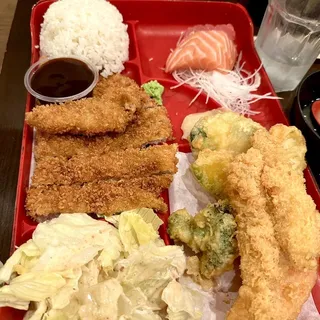 1. Pork Katsu dinner bento