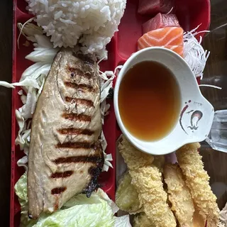 4. Saba Shioyaki dinner bento