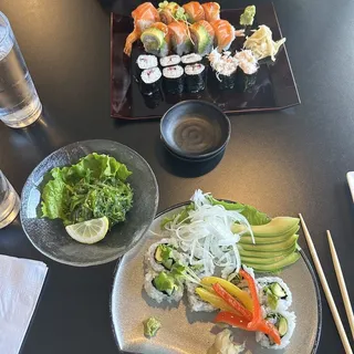 Seaweed Salad and Kaisou Salad