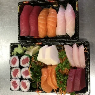 Sushi sashimi combo