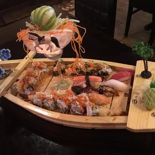food, sushi, sashimi, sushi and sashimi
