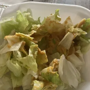 Ginger dressing salad