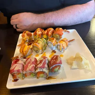 food, sushi, sushi and sashimi, sashimi