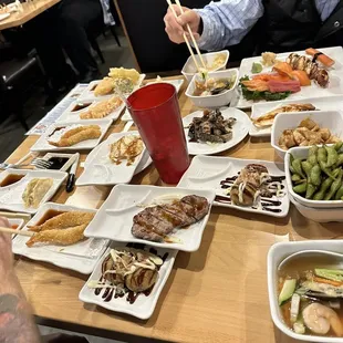 So much food on our table