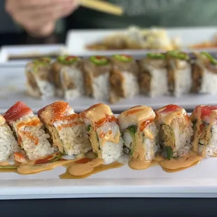 sushi and sashimi, food, sushi, sashimi