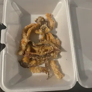 Dragon roll &amp; fried Calamari