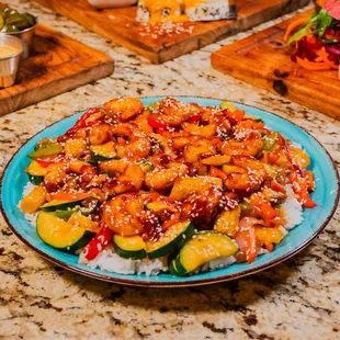 Shrimp Teriyaki