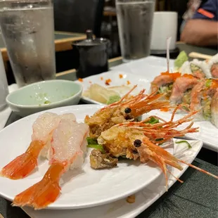 sashimi, sushi, sushi and sashimi, food