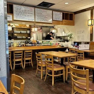 the interior of a restaurant