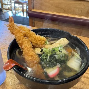 Tempura Udon with Soup (D)