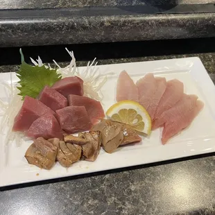 Bluefin and yellowtail