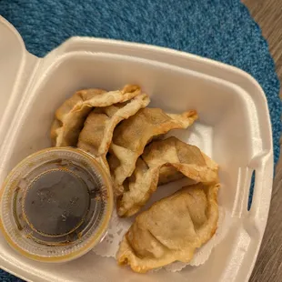 Fried gyoza