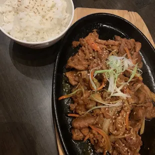 Spicy pork