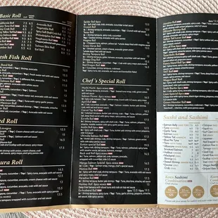 Updated menu 2024