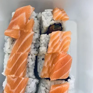 Spicy Tuna Salmon Roll 4 Pcs