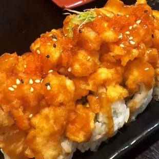 GS warriors (deep fried langoustine on top) look at the portion. So yummy