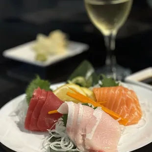 Sashimi 3 ways.... Woe