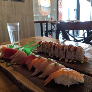 sushi, sashimi, food, sushi and sashimi