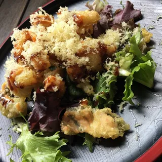Salmon Skin Tempura Appetizer