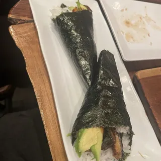Eel Avocado Hand Roll