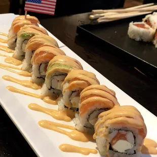 Playboy roll - has cream cheese