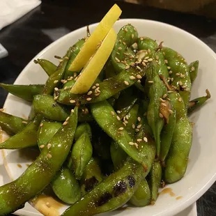Garlic Edamame