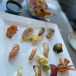 food, sashimi, sushi and sashimi, sushi