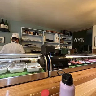 Interior- small and cozy. Authentic.