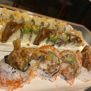 The front roll is Spider Roll