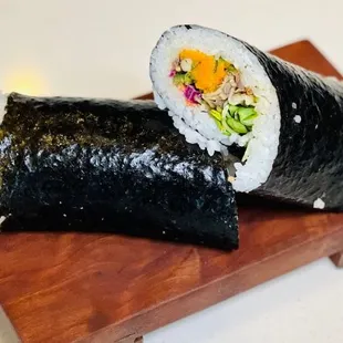 Be sure to try our famous SUSHI BURRITO! Yum!