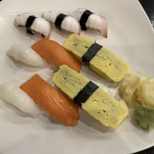 My husband&apos;s sushi plate. Fresh and well presented!