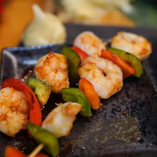 Shrimp skewers