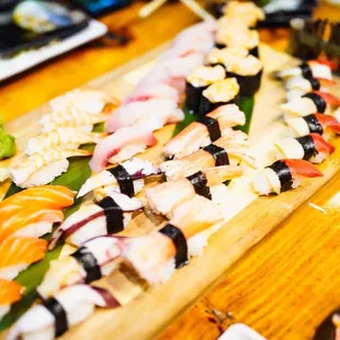 Assorted nigiri